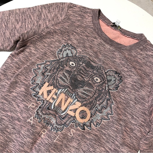 Pink Kenzo tiger print sweatshirt - Picture 5 of 8